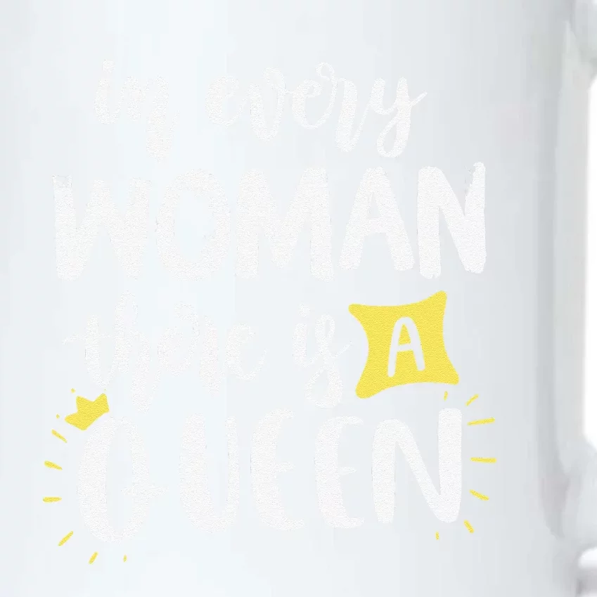 Women Queen Boss Strong Feminist Power Empowered Female Black Color Changing Mug