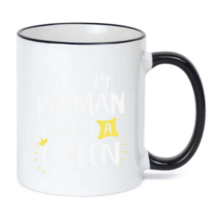 Women Queen Boss Strong Feminist Power Empowered Female Black Color Changing Mug