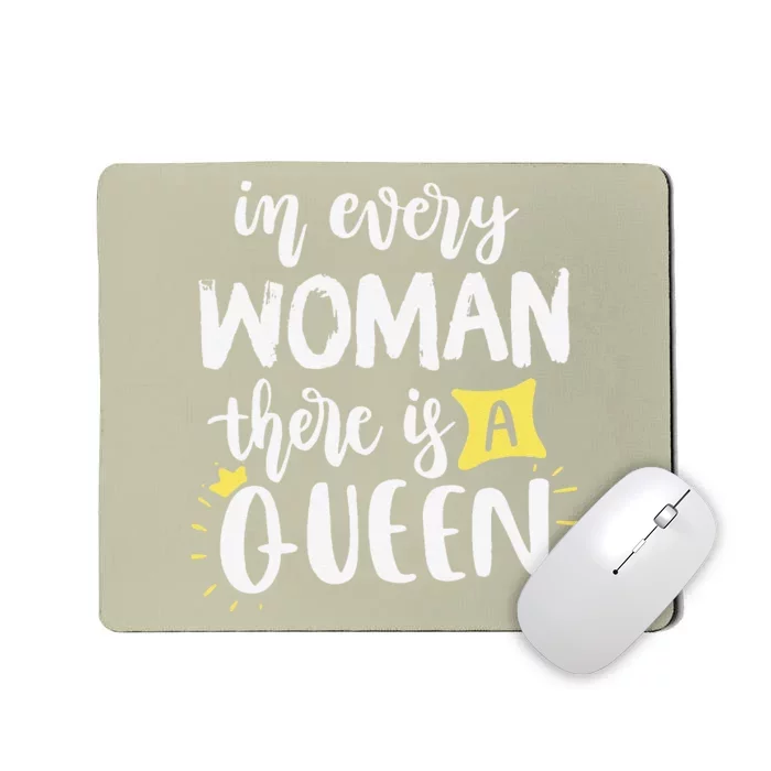 Women Queen Boss Strong Feminist Power Empowered Female Mousepad