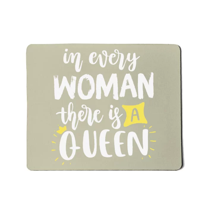 Women Queen Boss Strong Feminist Power Empowered Female Mousepad