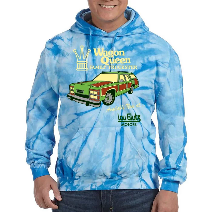 Wagon Queen Family Truckster Tie Dye Hoodie