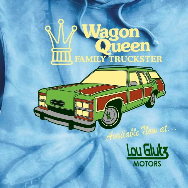 Wagon Queen Family Truckster Tie Dye Hoodie