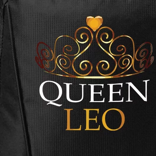 Womens Queen Leo Zodiac Birthday Gift City Backpack