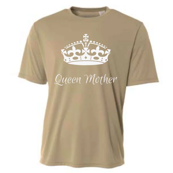 Womens QUEEN MOTHER, Best Mother's Day Gifts, Mom, Grandmas Cooling Performance Crew T-Shirt