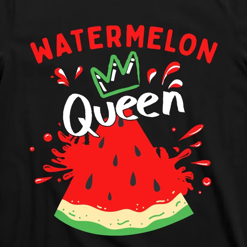 Watermelon Queen | Melon Girl Watermelon Fruit Lover T-Shirt