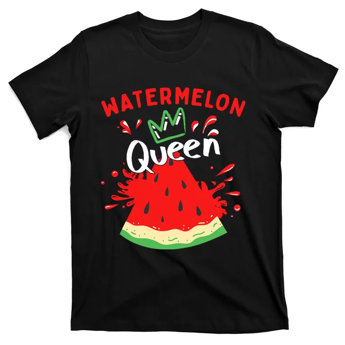 Watermelon Queen | Melon Girl Watermelon Fruit Lover T-Shirt