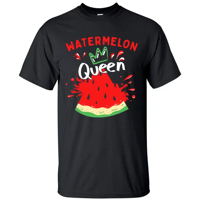 Watermelon Queen | Melon Girl Watermelon Fruit Lover Tall T-Shirt