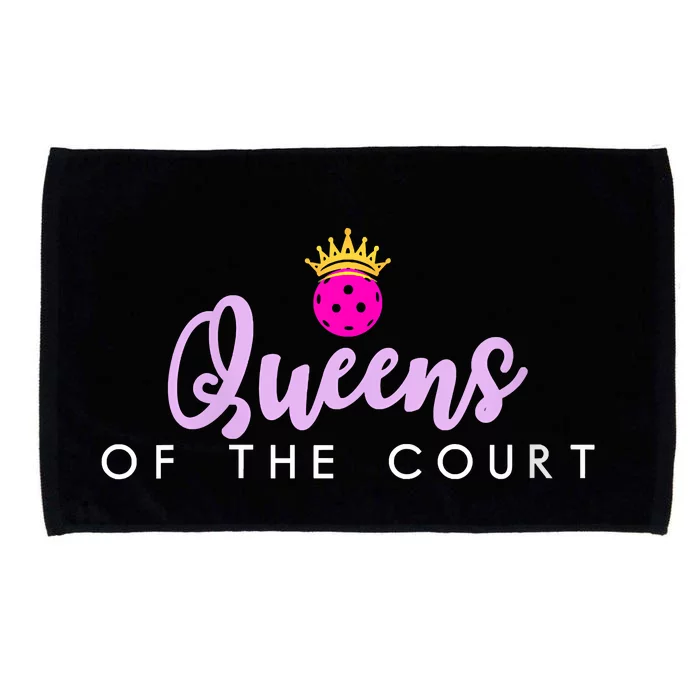 Womens Queens Of The Court Pickleball Microfiber Hand Towel