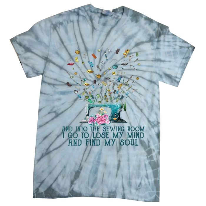 Womens Quilting Quilter Sewer Sewing Tie-Dye T-Shirt