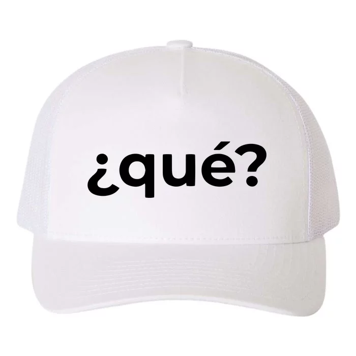 What Qu Simple Spanish Word Funny Yupoong Adult 5-Panel Trucker Hat