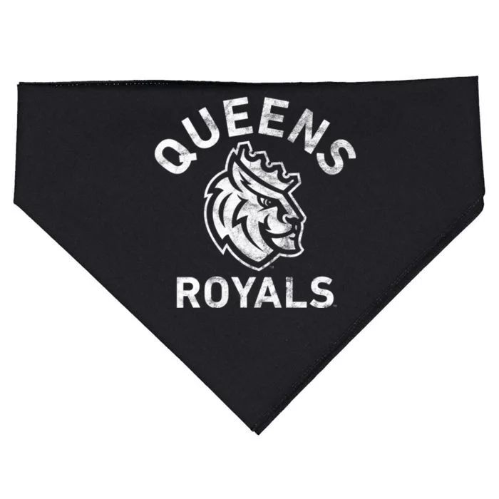 Womens Queens University Of Charlotte Royals Large USA-Made Doggie Bandana