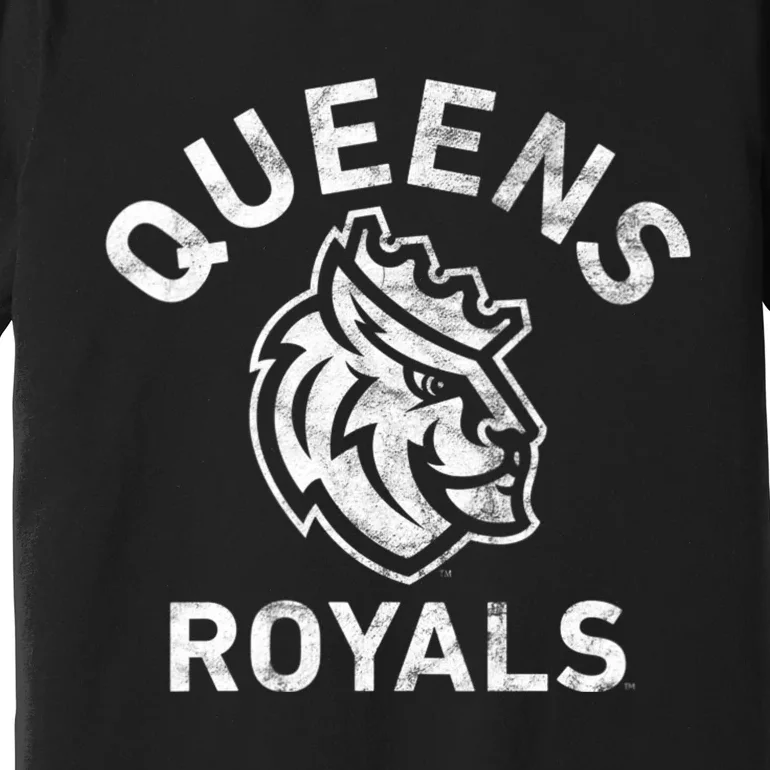 Womens Queens University Of Charlotte Royals Large Premium T-Shirt