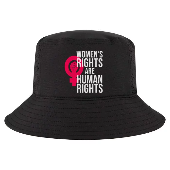 Women's Rights Are Human Rights Feminist Cool Comfort Performance Bucket Hat