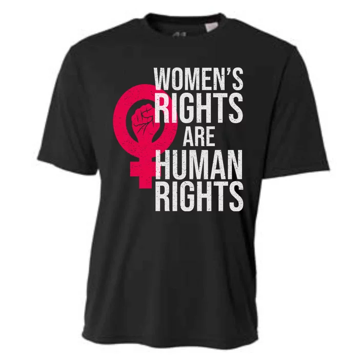 Women's Rights Are Human Rights Feminist Cooling Performance Crew T-Shirt