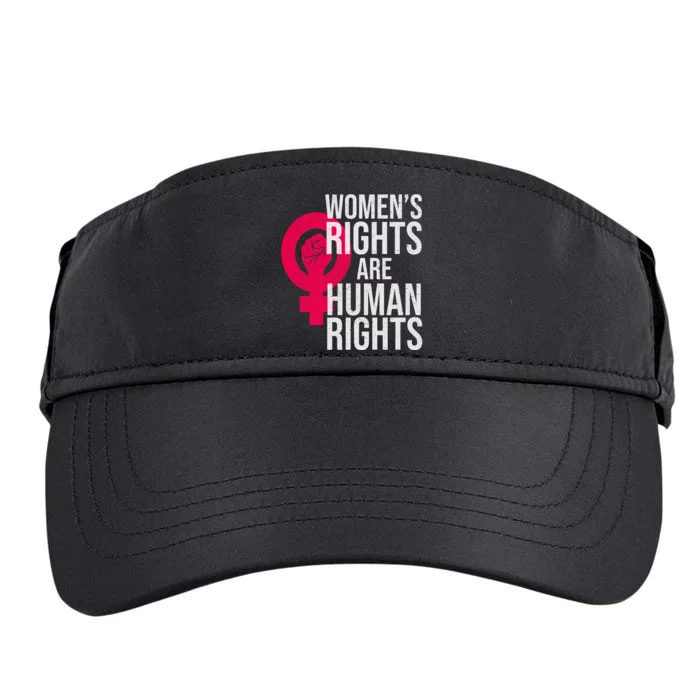 Women's Rights Are Human Rights Feminist Adult Drive Performance Visor