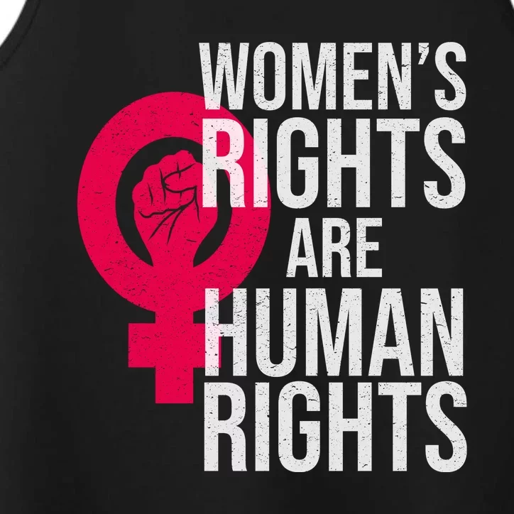 Women's Rights Are Human Rights Feminist Performance Tank