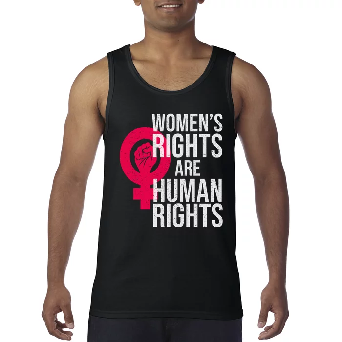 Women's Rights Are Human Rights Feminist Tank Top