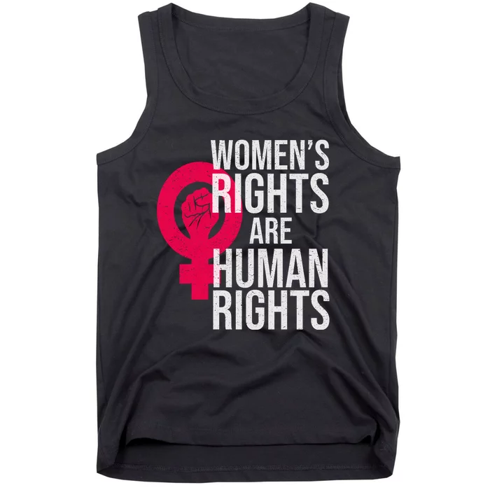 Women's Rights Are Human Rights Feminist Tank Top