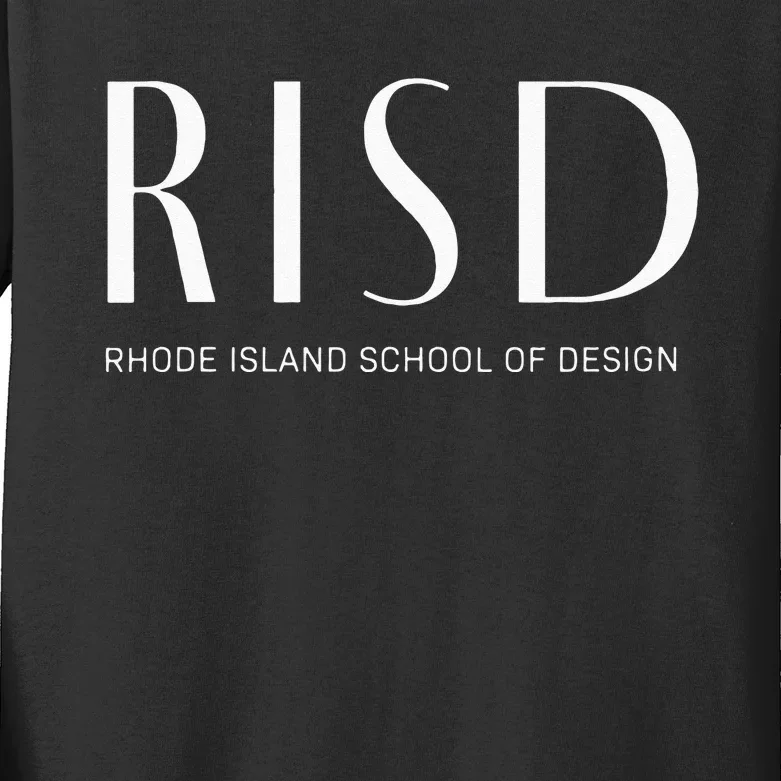 Womens RISD Art Deco Style College Kids Long Sleeve Shirt