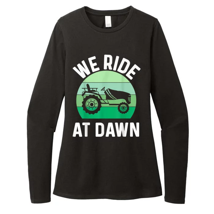 We Ride At Dawn Lawnmower Lawn Mowing Womens CVC Long Sleeve Shirt