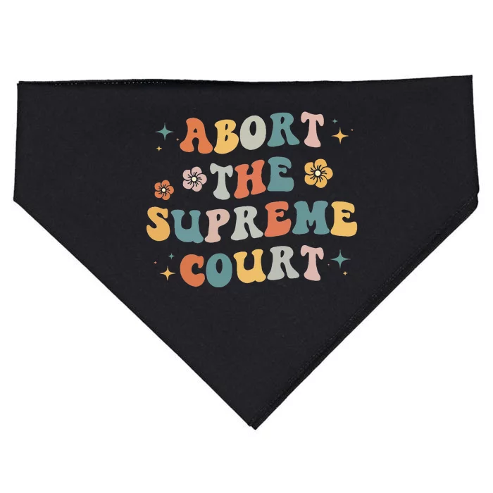 Women Rights Abort The Supreme Court Feminist Protest Women USA-Made Doggie Bandana