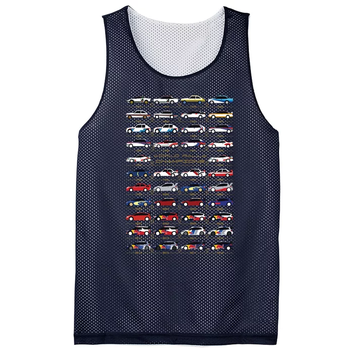 World Rally Aces Mesh Reversible Basketball Jersey Tank