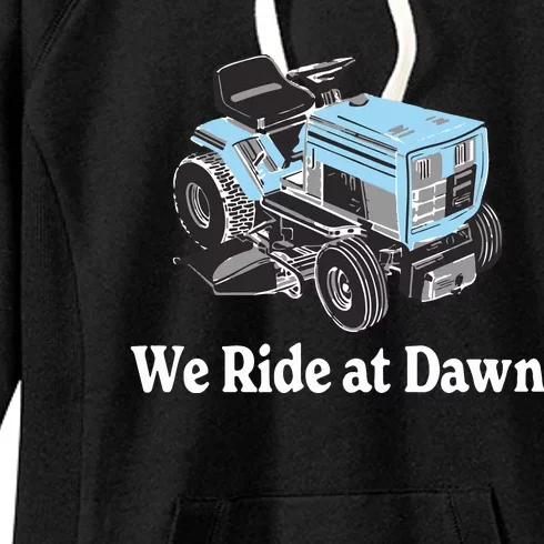 We Ride At Dawn Fathers Day Dad Gift Grandfather Women's Fleece Hoodie