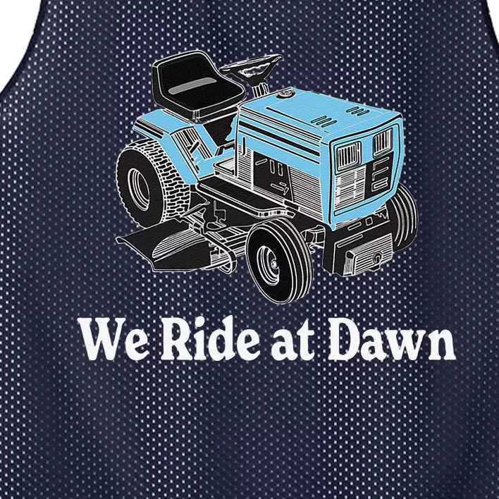 We Ride At Dawn Fathers Day Dad Gift Grandfather Mesh Reversible Basketball Jersey Tank