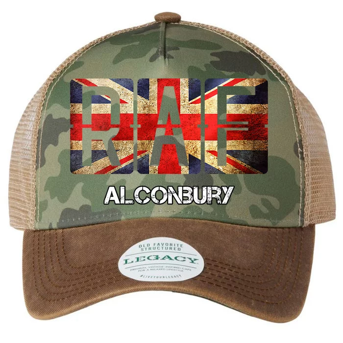 Women RAF Alconbury Vintage Distressed Airforce Legacy Tie Dye Trucker Hat