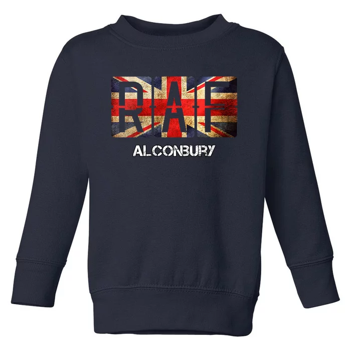 Women RAF Alconbury Vintage Distressed Airforce Toddler Sweatshirt