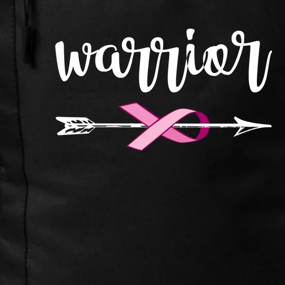 Warrior Ribbon Breast Cancer Awareness Daily Commute Backpack