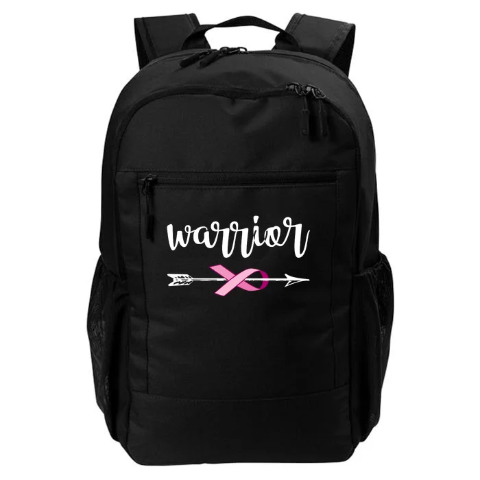 Warrior Ribbon Breast Cancer Awareness Daily Commute Backpack