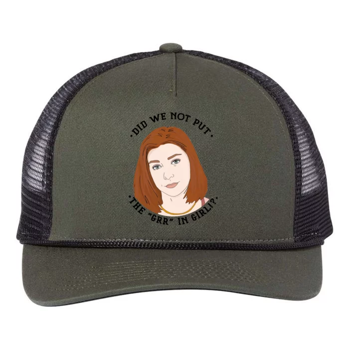 Willow Rosenberg Btvs Retro Rope Trucker Hat Cap