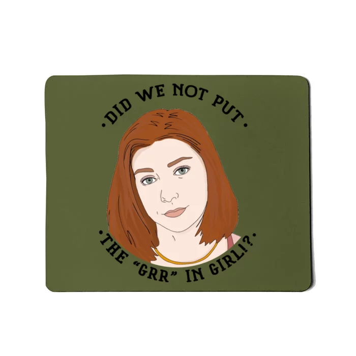 Willow Rosenberg Btvs Mousepad