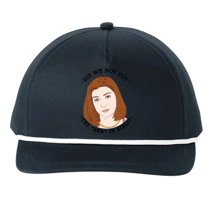 Willow Rosenberg Btvs Snapback Five-Panel Rope Hat