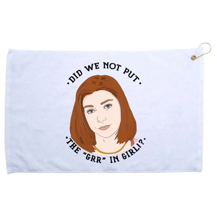 Willow Rosenberg Btvs Grommeted Golf Towel