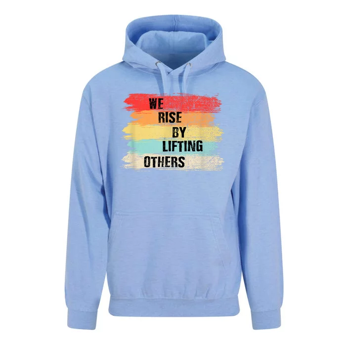 We Rise By Lifting Others Motivational Quotes Unisex Surf Hoodie