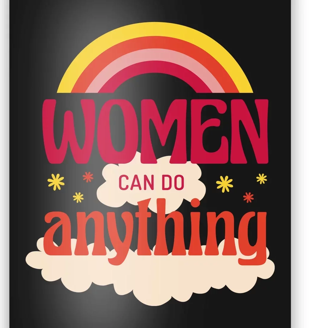 Women's Rights Can Do Anything Feminist Poster