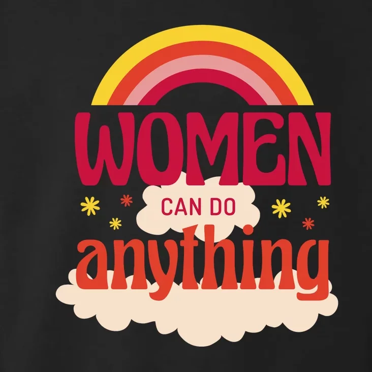 Women's Rights Can Do Anything Feminist Toddler Hoodie