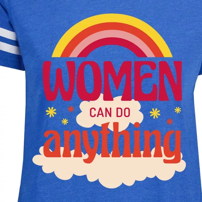 Women's Rights Can Do Anything Feminist Enza Ladies Jersey Football T-Shirt