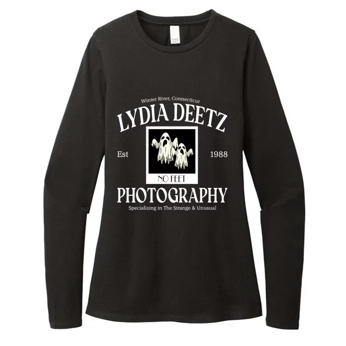 Winter River Connecticut Lydia Deetz Photography Est 1988 Spooky Season Womens CVC Long Sleeve Shirt