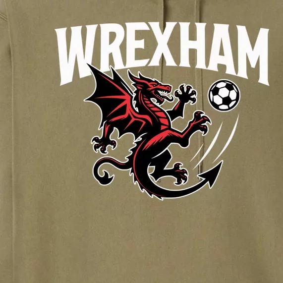 Wrexham Red Dragon Kick Premium Hoodie