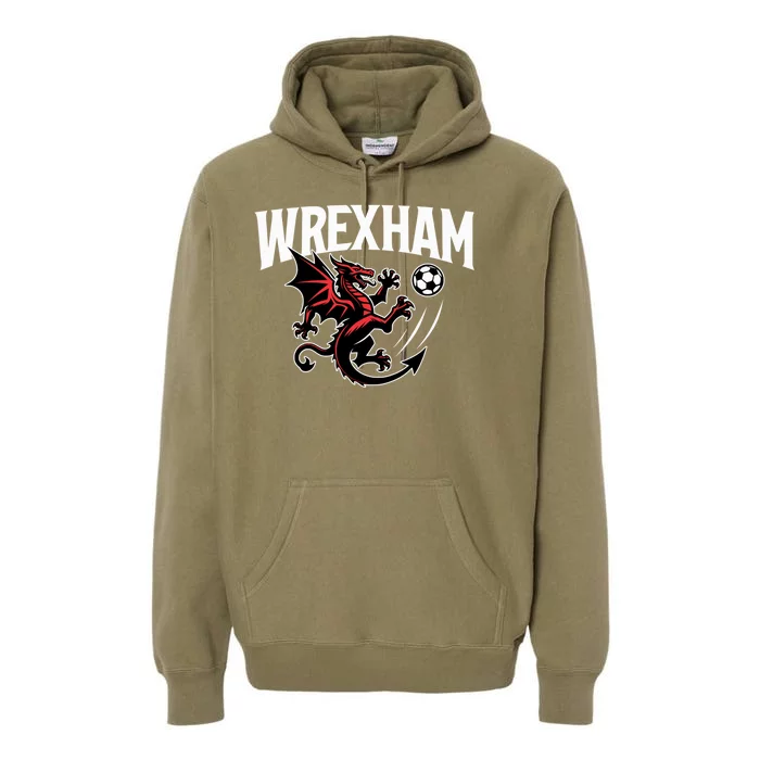 Wrexham Red Dragon Kick Premium Hoodie