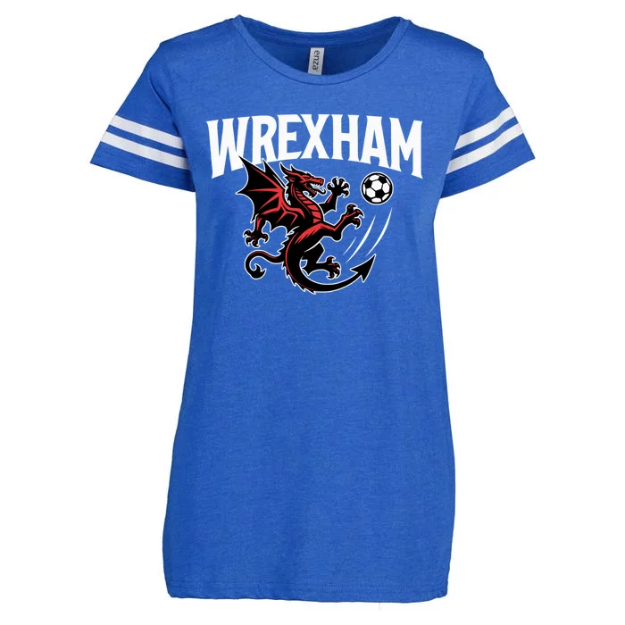 Wrexham Red Dragon Kick Enza Ladies Jersey Football T-Shirt