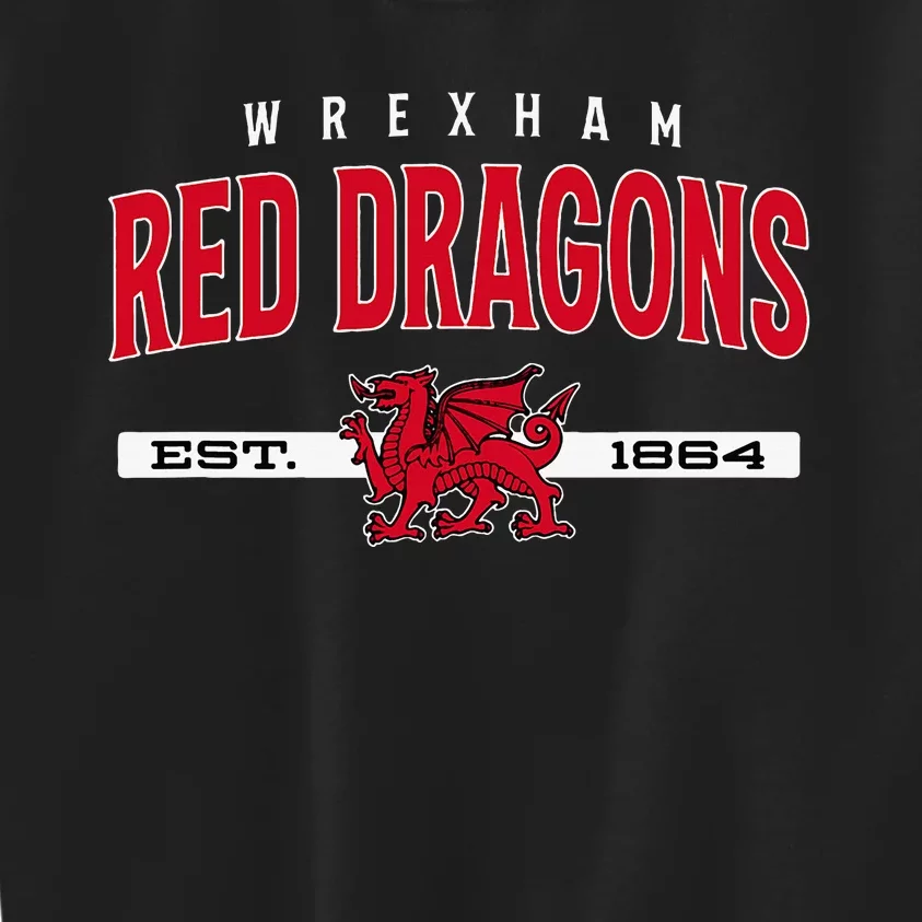 W.R.E.X.H.A.M. Red Dragons Est. 1864 Kids Sweatshirt