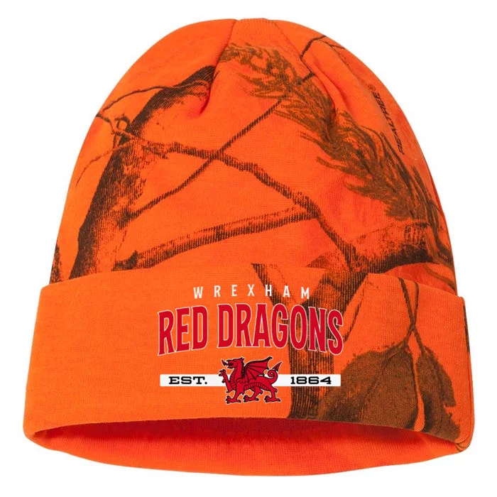 W.R.E.X.H.A.M. Red Dragons Est. 1864 Kati - 12in Camo Beanie