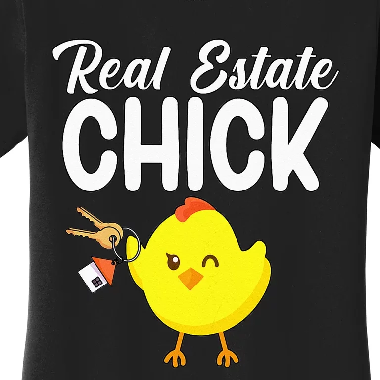 Womens Real Estate Chick Funny Realtor Women's T-Shirt