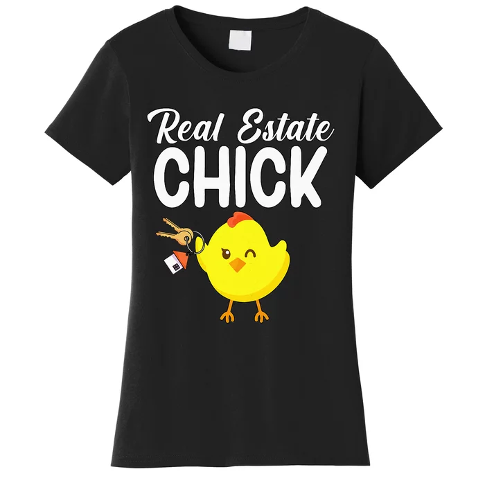 Womens Real Estate Chick Funny Realtor Women's T-Shirt