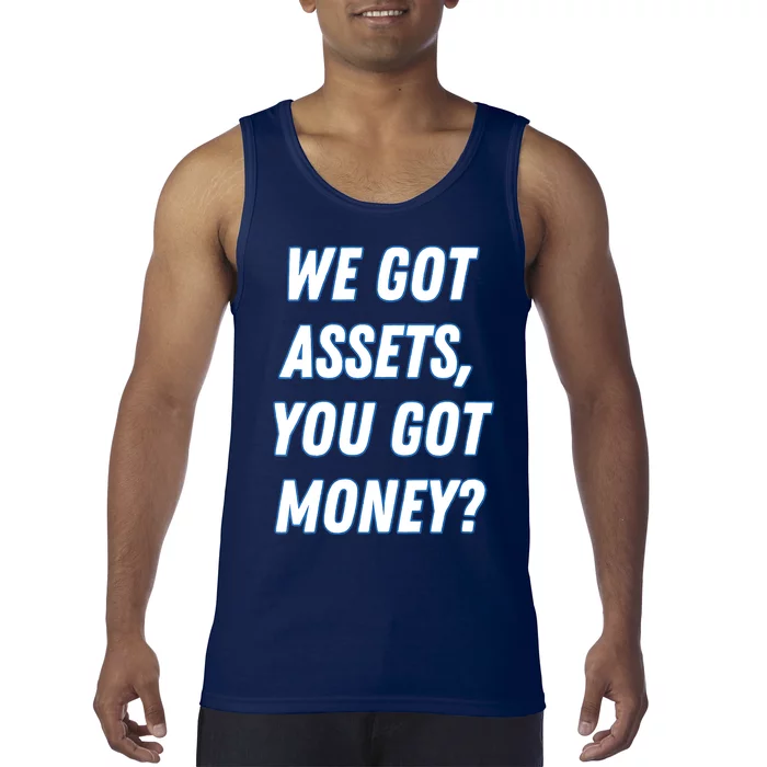 Women Real Estate & Finance Get Motivated, Build Assets, Make Mony Tank Top