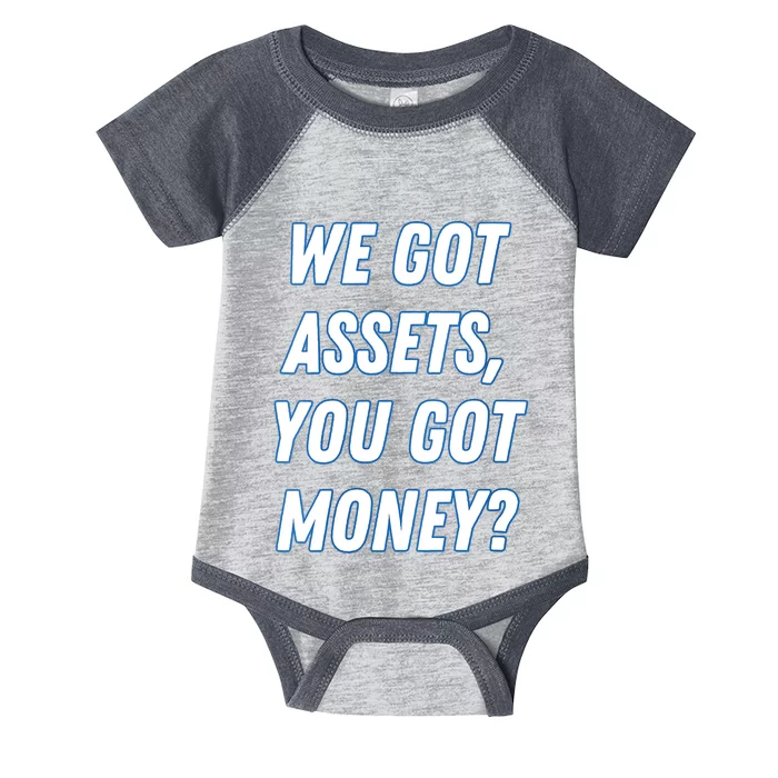 Women Real Estate & Finance Get Motivated, Build Assets, Make Mony Infant Baby Jersey Bodysuit